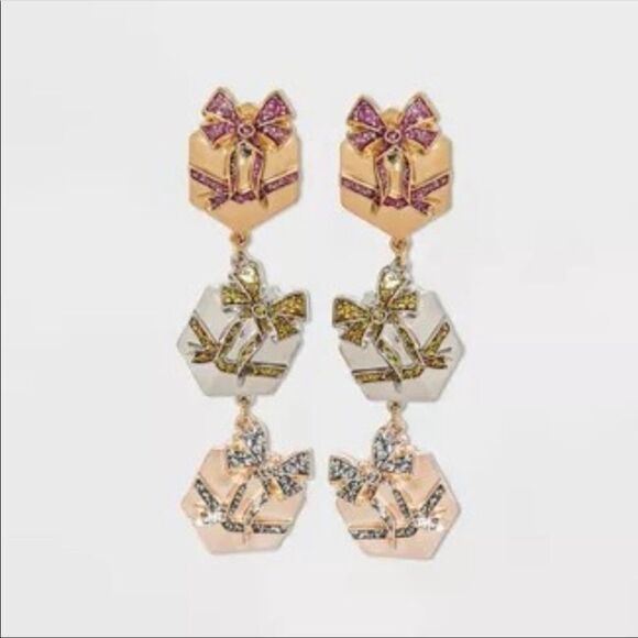 NEW Sugarfix By BaubleBar Christmas Gift Earrings - Picture 1 of 4